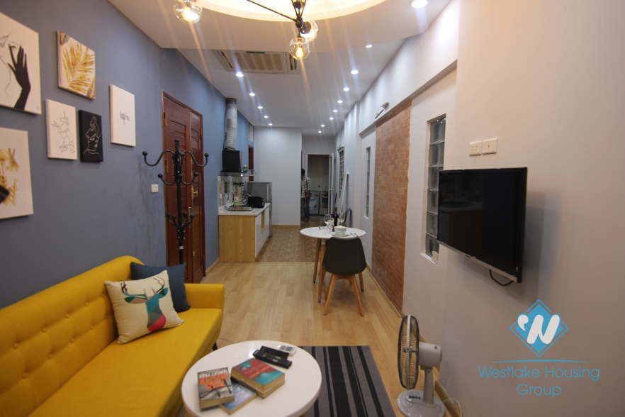 Two bedroom apartment with impression design for rent in Dong Da